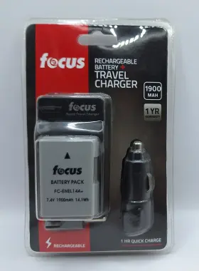 En-el14a Focus 616639703795 Rechargeable Replacement Battery Travel Charger Nikon