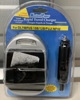 Bn14 Fuji 878254002183 Rapid Travel Charger For Olympus 10b 12b Np 40