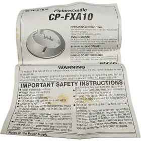 Cp-fxa10 Fujifilm Picture Cradle For Finepix A310 A210 A205 A205s #3