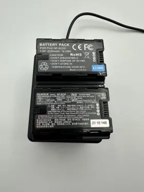 Bc-w235 Fujifilm Np-w235 Fuji Dual Battery Charger With Oem 1 Mor #3
