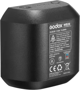 Godox-wb26a Godox Ad600 Pro Ii Ad600pro Wb26 Rechargeable Lithium Battery Replacement