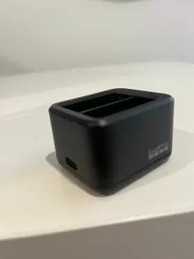 Aadbd-001 Gopro Dual Battery Charger For Action Camera Black Usb-c