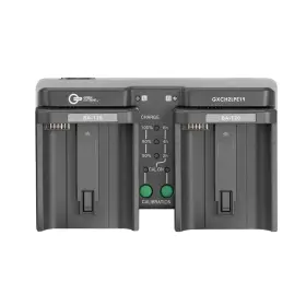 Gx-ch2-lpe19 Green Extreme Dual Battery Charger For Canon Lp-e19 Lp-e4 And Lp-e4n Batteries