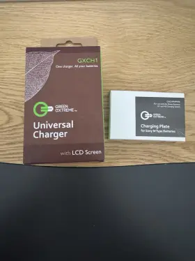 Gxch1 Green Extreme Universal Charger With Lcd Screen New Charging Plate