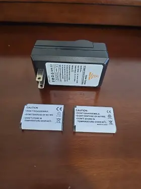 Zv-1f Halcyon Wall Charger With 2 Aftermarket Batteries Compatible Sony #2