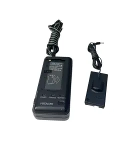 Vm-ac83a Hitachi Charger W Wired Battery Tested Powers On