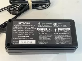 Vm-ac85a Hitachi Vm-ac91a Genuine Oem Power Charger A/c Adapter With Battery #2