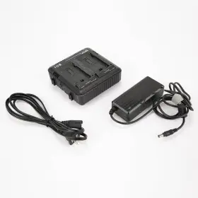 Lc-2c Idx 2-channel Simultaneous Charger For Canon Bp-9 Series 7.4v Batteries