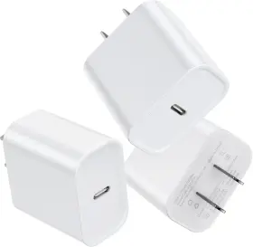 Ak00044 Igenjun 3 Pack Usb C Charger Block Phone 16 15 Chargers 3-pack White