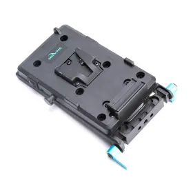 Indipro 729105922184 V-mount Battery Plate With Multiple Output Ports And 15mm Rod Adapter