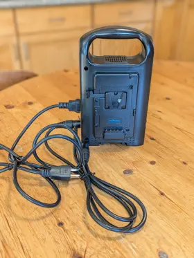 Pd-2ks Indipro Dual V-mount Battery Charger Ac Adapter And Cables Included #2