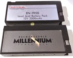 Vcqs0834 Jc Penny Millenium Dual-voltage Ac Camera Adaptor 2 Batteries 12v 2000 Mah Dv-1950 And Cvw3112 #2