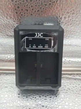 Jjc Dch-lpe6 Usb Dual Battery Charger For Canon Lp-e6 / Lp-e6n B-lpe6
