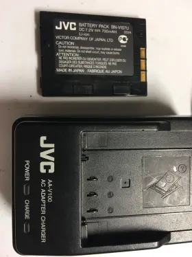 Aa-v100u Jvc Bn-v107u Charger Battery For Minidv Digital Camcorders Camera Cable #2