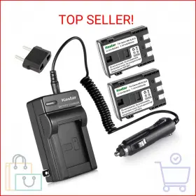 Cn-nb2l-cha Kastar Battery 2-pack And Charger Kit For Canon Nb-2l Nb-2lh Nb-2l12 Nb-2l14 N