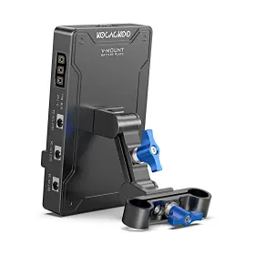 Kocackoo-xtb-16 Kocackoo V-mount Battery Plate Power Supply Splitter Adapter With Dual D-tap/usb-a/dc