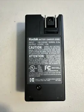 Klic-3000 Kodak K3000 Battery Charger And Li-ion Rechargeable #2