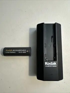 Klic-3000 Kodak K3000 Battery Charger And Li-ion Rechargeable