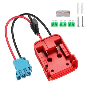 Koezeoi 791307217139 Power Wheel Adapter For Milwaukee M18 Battery With Wire Harness Conne
