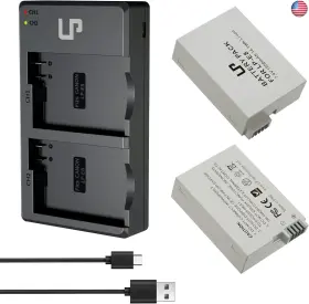 Lp-e8 Lp 710619569125 Battery Charger Pack 2-pack And Dual Slot