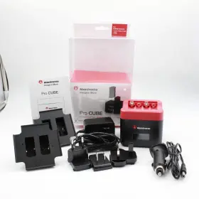 11325eg01 Manfrotto Open Box Excellent Procube Professional Twin Charger For Canon