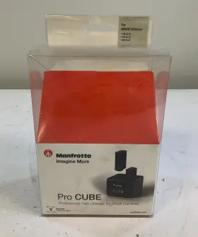 Dslr-m4b Manfrotto Pro Cube Professional Twin Charger For Nikon