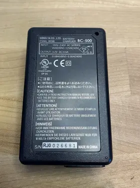 Bc-500 Minolta Camera Battery Charger Cable Cord Oem No Included #3
