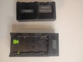 Minolta Hitco Bb-800 Minoltabb-800changer And Charger Base For Canon Jvc Panasonic Kyocera Camera