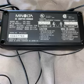 Vac-480u Minolta Ac Power Adapter Charger - Video Camera #3
