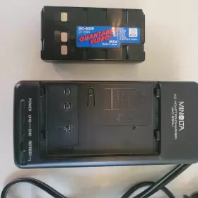 Vac-650u Minolta Ac Adapter Charger And Qc-6019 Nicd Battery Pack #2