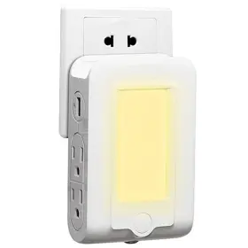 My Store 723466547925 4 In 1 Expert Multitasker Wall Power Adapter Socket And Phone Charger With Night #2