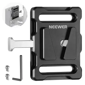 10102442 Neewer Mini V Mount Battery Plate&wide Super Crab Clamp&qr Lock For Fxlion Sony