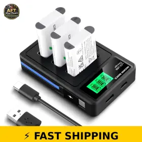 Neewer 191073108561 Np-bx1 Replacement Batteries And Usb Triple Charger For Sony Cameras