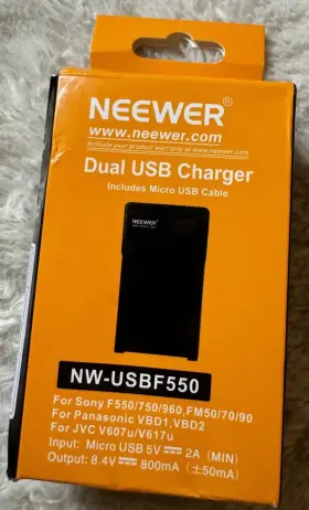 Nw-usbf550 Neewer Dual Usb Charger