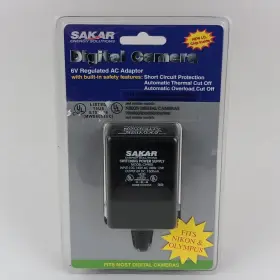 Ch900 Nikon 021331926012 Sakar Digital Camera 6v Ac Adapter And Olympus