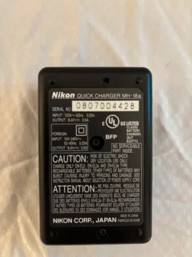 En-el3 Nikon 25258 Mh-18 Quick Charger For Batteries And Dslr Cameras