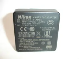 Eh-73pch Nikon P1000 P950 W150 A1000 B600 A900 A100 Z50 Original Charger