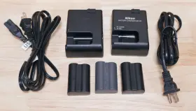 En-el115b Nikon Battery Charger Mh-25 Set Of 2 And En-el15b 3