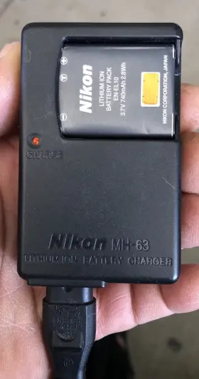 Nikon Nh-63 Genuine Mh-63 Lithium-ion Battery Charger And Pack En-el 10