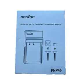 Norifon Fnp45 Usb Charger For Camera And Camcorder Battery New