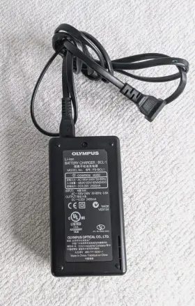 Ps-bcl1 Olympus Bcl-1 Li-ion Battery Charger For Bll-01 With Power Cable #2