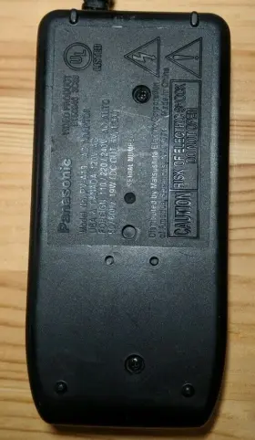 02142410 Panasonic Video Adaptor Pv-a19 Camcorder Battery Charger Ac Dc Power Supply #2