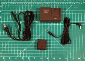 Btr-vbg130-jwp Panasonic Camcorder Charger Battery Oem Vw-ad21 Wasabi