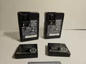 De-a11b Panasonic Genuine Lumix Digital Camera Battery Charger 2 Batteries #3