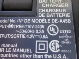 De-a45b Panasonic Lumix Camera Battery Wall Charger Genuine Free Shipping #3