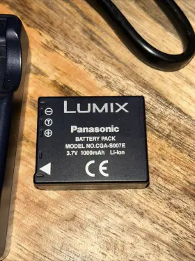 Cga-s007e Panasonic De-a66a Lumix De-a46 Charger With Li-ion Battery Both Tested And Working #2