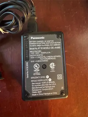De-a49b Panasonic Lumix Original Battery Charger Adapter #2