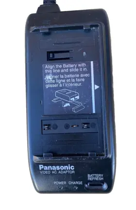 Pv-a1.7 Panasonic Pv-a1 Genuine Switching Video Camcorder Battery Charger Ac Adaptor #2