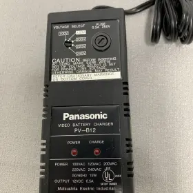 Pv-b12 Panasonic Video Ac Power Adapter Battery Charger Supply #3