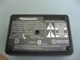 Vsk0697 Panasonic Genuine Camera Battery Adapter Charger - Free Shipping #2